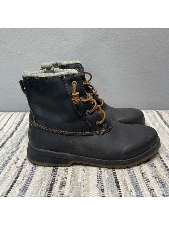 Sperry Shoes - Sperry Top-Sider Maritime Repel Waterproof Snow Boots Black Felt Collar W 9.5